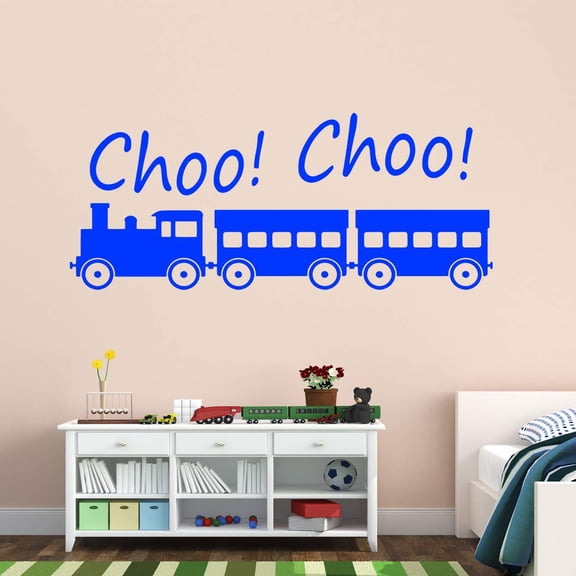 VWAQ Choo Choo Train Vinyl Wall Decal