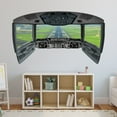 thumbnail image 1 of VWAQ - Cockpit Wall Decal Mural | Airplane Window Runway Decor - CP1, 1 of 1