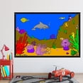 thumbnail image 1 of VWAQ Coloring Wall Prints - Ocean Coral Reef Dry Erase Whiteboard Decal - DRV7, 1 of 4
