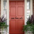 thumbnail image 1 of VWAQ Come Home Safe Door Vinyl Decal Home Decor Entryway Sticker, 1 of 1
