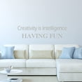 thumbnail image 1 of VWAQ Creativity is Intelligence Having Fun Wall Decal Kids Science Decor, 1 of 1