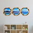 thumbnail image 1 of VWAQ Cruise Ship Wall Decals - Boat Decor, Ocean View Wall Portholes - VWAQ-SPW10 (24" Diameter, Bronze), 1 of 2