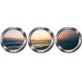 thumbnail image 1 of VWAQ Cruise Window Decal - Ocean View Window Cling, Porthole Vinyl Sticker -SPW25 (Silver, 24" Diameter), 1 of 2