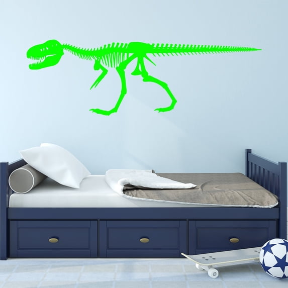 VWAQ Dinosaur Skeleton Wall Decals for Boys Room T-Rex Skeleton Sticker