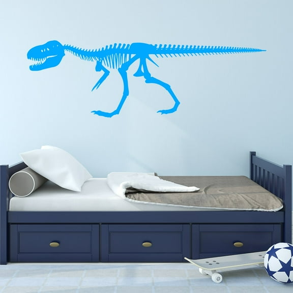 VWAQ Dinosaur Skeleton Wall Decals for Boys Room T-Rex Skeleton Sticker