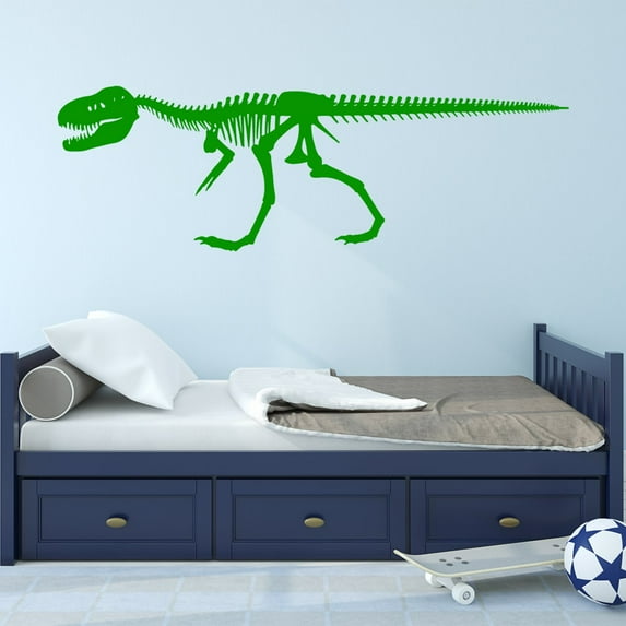 VWAQ Dinosaur Skeleton Wall Decals for Boys Room T-Rex Skeleton Sticker