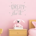 thumbnail image 1 of VWAQ Dream It and Do It Wall Decal Inspirational Wall Quote Sayings Motivational Classroom Wall Art Stickers Bedroom Decor, 1 of 1