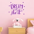 thumbnail image 1 of VWAQ Dream It and Do It Wall Decal Inspirational Wall Quote Sayings Motivational Classroom Wall Art Stickers Bedroom Decor, 1 of 1