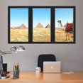 thumbnail image 1 of VWAQ - Egyptian Pyramid Wall Mural Desert Window Decal Peel and Stick - OW10, 1 of 2