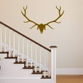 thumbnail image 1 of VWAQ Elk Head Skull Wall Decal Wildlife Decor - V1, 1 of 1