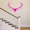 thumbnail image 1 of VWAQ Elk Head Skull Wall Decal Wildlife Decor - V1, 1 of 1