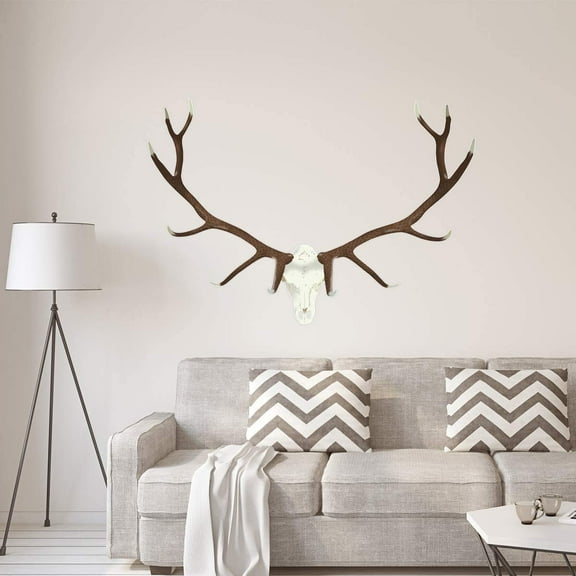 VWAQ Elk Skull Removable Wall Decal - PT2