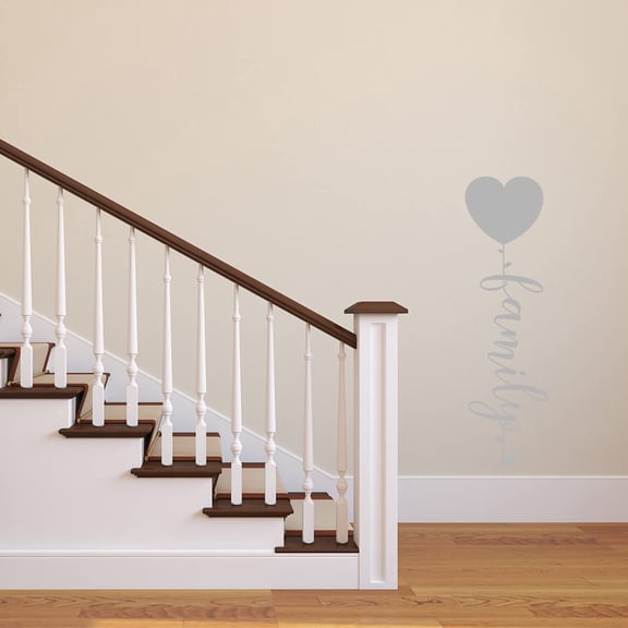 VWAQ Family Tree Heart Wall Decal Inspirational Family Home Decor Quote