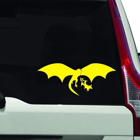 VWAQ Fire Breathing Dragon Decals for Car Windows Auto Decal - TTC13