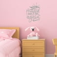thumbnail image 1 of VWAQ Fix Your Ponytail and Try Again Inspirational Wall Decal Motivational Quote Kids Room Decor, 1 of 1