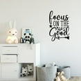 thumbnail image 1 of VWAQ Focus On The Good Motivational Wall Decal Inspirational Home Decor, 1 of 1