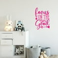 thumbnail image 1 of VWAQ Focus On The Good Motivational Wall Decal Inspirational Home Decor, 1 of 1