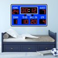 thumbnail image 1 of VWAQ Football Scoreboard Wall Sticker - Peel and Stick Sports Decor Vinyl Decal - PAS30, 1 of 1
