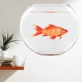thumbnail image 1 of VWAQ Goldfish Fishbowl Wall Stickers - Funny Vinyl Decals Humorous Art Decor - FWP7 …, 1 of 2