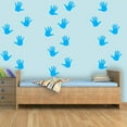 thumbnail image 1 of VWAQ Handprint Wall Stickers - Peel and Stick Floor or Wall Decals - 20 PCS, 1 of 1
