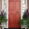 thumbnail image 1 of VWAQ Hello Front Door Decal Welcoming Home Decor Vinyl Sticker Lettering, 1 of 1