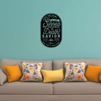 VWAQ I Have Bad News We Have Sinned Religious Home Decor Christian Wall Quotes