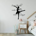 thumbnail image 1 of VWAQ If You Stumble Make it a Part of Your Dance Wall Decal Girls Room Dance Studio Quotes Vinyl Sayings Ballerina Decor, 1 of 1
