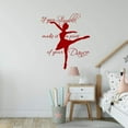 thumbnail image 1 of VWAQ If You Stumble Make it a Part of Your Dance Wall Decal Girls Room Dance Studio Quotes Vinyl Sayings Ballerina Decor, 1 of 1