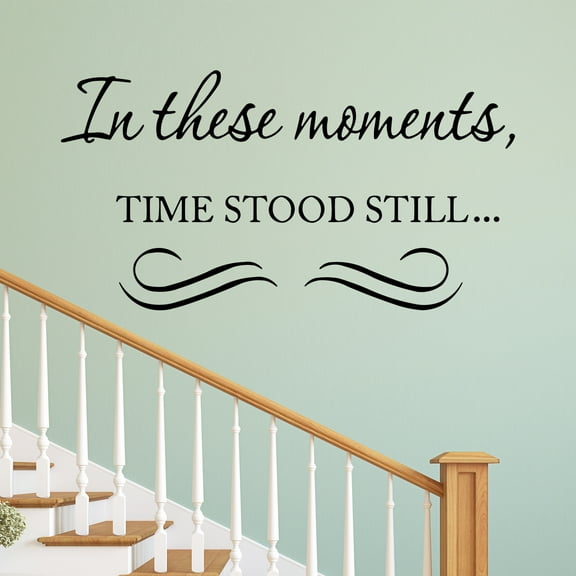 VWAQ In These Moments, Time Stood Still Wall Decal Accent for Family Photos VWAQ-1706