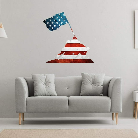 VWAQ Iwo Jima Patriotic Wall Art Decal - NA22