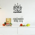 thumbnail image 1 of VWAQ Jesus is Essential, Christian Vinyl Wall Art Decal Quote Home Decor, 1 of 1