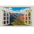 thumbnail image 1 of VWAQ Landscape Peel And Stick 3D Wall Mural - Zion National Park Vinyl Wall Art Decal Sticker - NWT6 (16" H X 24" W), 1 of 1