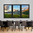 thumbnail image 1 of VWAQ Landscape Window Wall Decal, Nature Vacation Vinyl Mural for Home or Office - OW07, 1 of 2