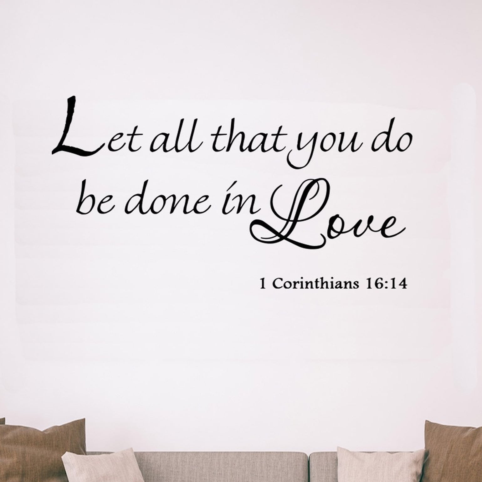 VWAQ Let All That You Do Be Done in Love 1 Corinthians 16:14 Vinyl