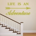 thumbnail image 1 of VWAQ Life is an Adventure Vinyl Wall Decal - Adventurer Wall Art Decor, 1 of 1
