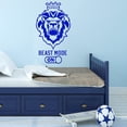 thumbnail image 1 of VWAQ Lion Beast Mode On Wall Decal Inspirational Attitude Quote Motivational Wall Art Stickers, 1 of 1