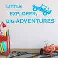 thumbnail image 1 of VWAQ Little Explorer, Big Adventures Kids Bedroom Wall Quotes Decal, 1 of 1