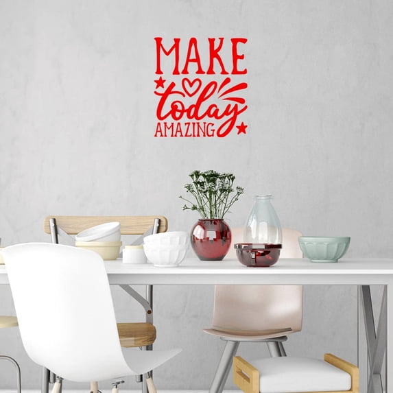 VWAQ Make Today Amazing Inspirational Wall Decal Motivational Home Decor