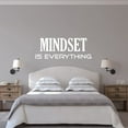 thumbnail image 1 of VWAQ Mindset is Everything Inspirational Wall Decal Motivational Quote, 1 of 1