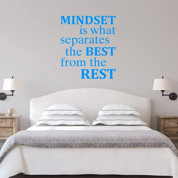 VWAQ Mindset is What Separates The Best from The Rest - Motivational Quotes Wall Decal