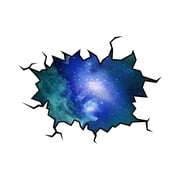 VWAQ Outer Space Wall Decal Cosmic Sticker Hole In The Wall VWAQ-WC7 (24"H X 30"W)