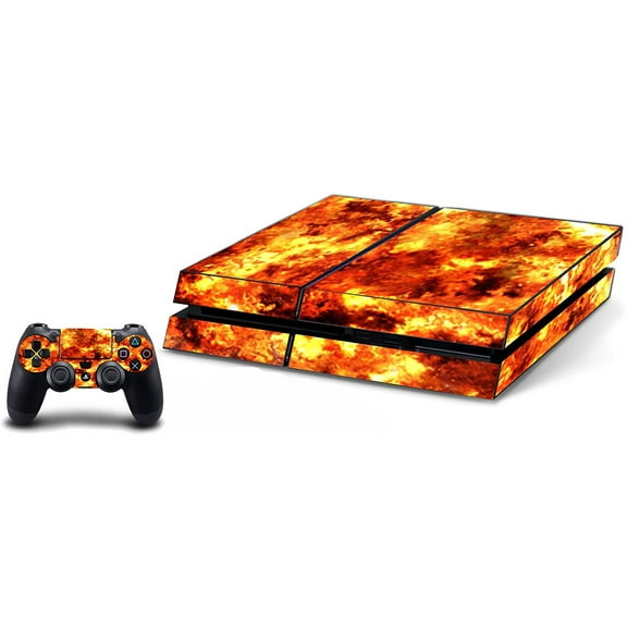VWAQ PS4 Fire Skin For Console And Controller Flame Skin For Playstation 4 VWAQ-PGC3 [video game]
