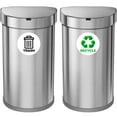 thumbnail image 1 of VWAQ Recycle and Trash Logo Sticker - Set of 6 Decals for Trash Can Recycling Bin - PAS29, 1 of 2