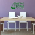 thumbnail image 1 of VWAQ Rise Up and Pray, Vinyl Wall Art Christian Decal Quote Religious Home Decor, 1 of 1