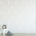 thumbnail image 1 of VWAQ Sailor Anchor Wall Stickers - Nautical Anchor Wall Decals - 30 Pack VWAQ (White), 1 of 2