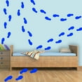 thumbnail image 1 of VWAQ Shoe Print Footprint Vinyl Decals - Peel and Stick Floor or Wall Stickers - 32 PCS, 1 of 1