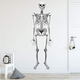 thumbnail image 1 of VWAQ Skeleton Wall Decal Removable - Peel and Stick Reusable Halloween Sticker Spooky Decor - HOL7, 1 of 1