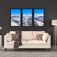 thumbnail image 1 of VWAQ - Snow Mountain Range 3D Window Wall Stickers for Office - Winter Wall Art Decal - OW17, 1 of 1
