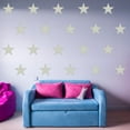 thumbnail image 1 of VWAQ Stars Decals for Walls - Pack of 20 Vinyl Stickers - Girls Room Nursery Decor, 1 of 1