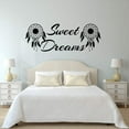 thumbnail image 1 of VWAQ Sweet Dreams Wall Decal Nursery - Dream Catcher Decor Kids Night Time Sticker, 1 of 1